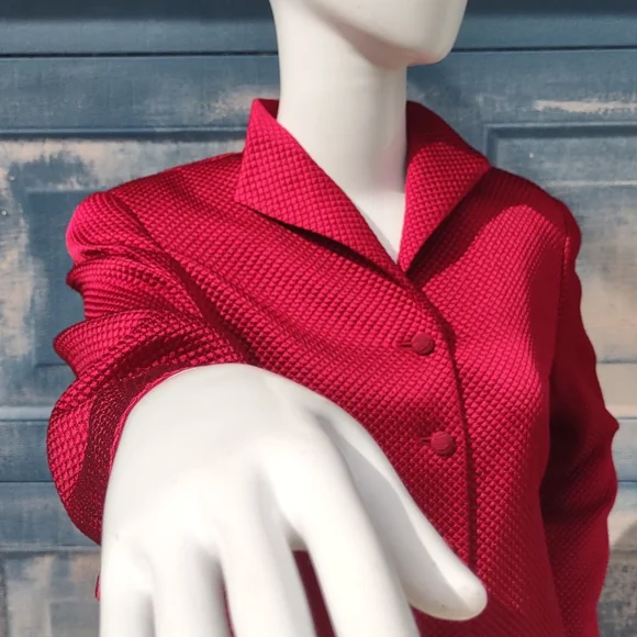 TALBOTS PETITES LADIES SILK/WOOL BLEND LUXURY JACKET (USA) - Picture 13 of 17